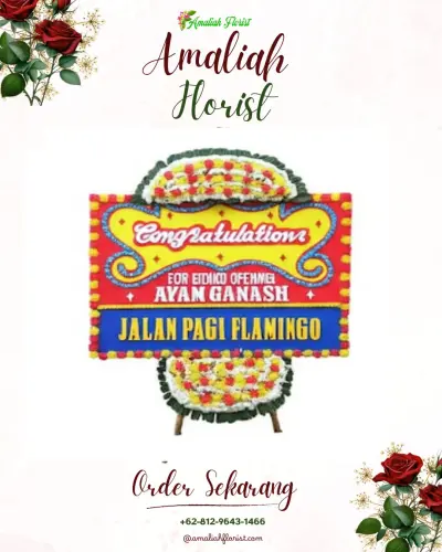 Bunga Papan Congratulation di Kayu Putih